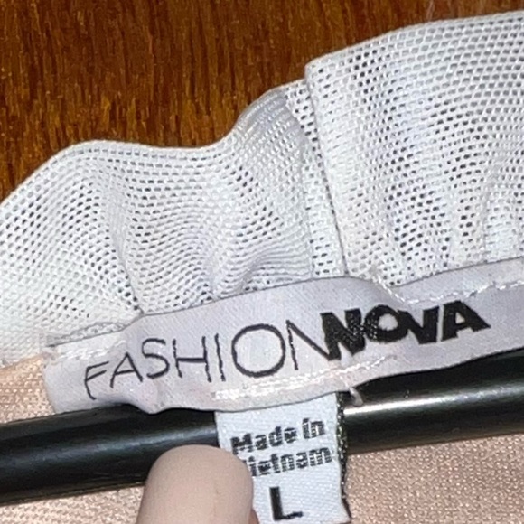 Mesh White Skirt Set - Picture 5 of 5